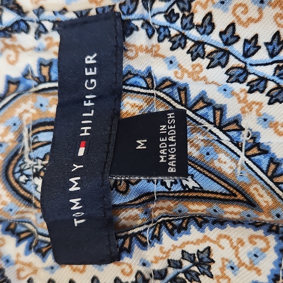 Tommy Hilfiger Paisley Wide Leg Pants Size Medium - Picture 6 of 8